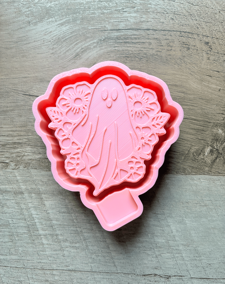 Floral Ghost Freshie Mold