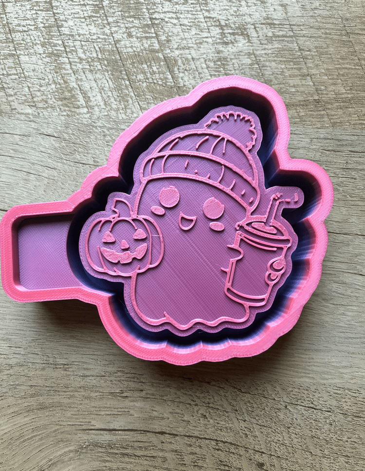 Ghost Iced Coffee Freshie Mold